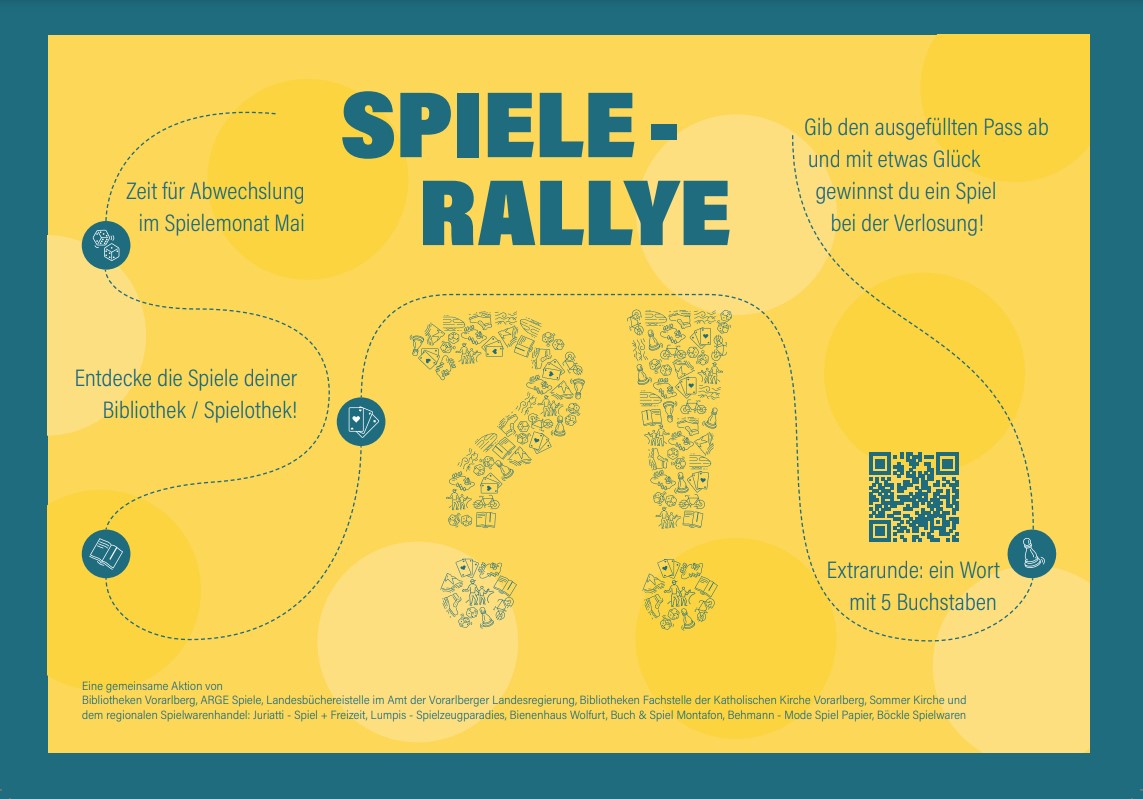 Plakat Spiele-Rallye