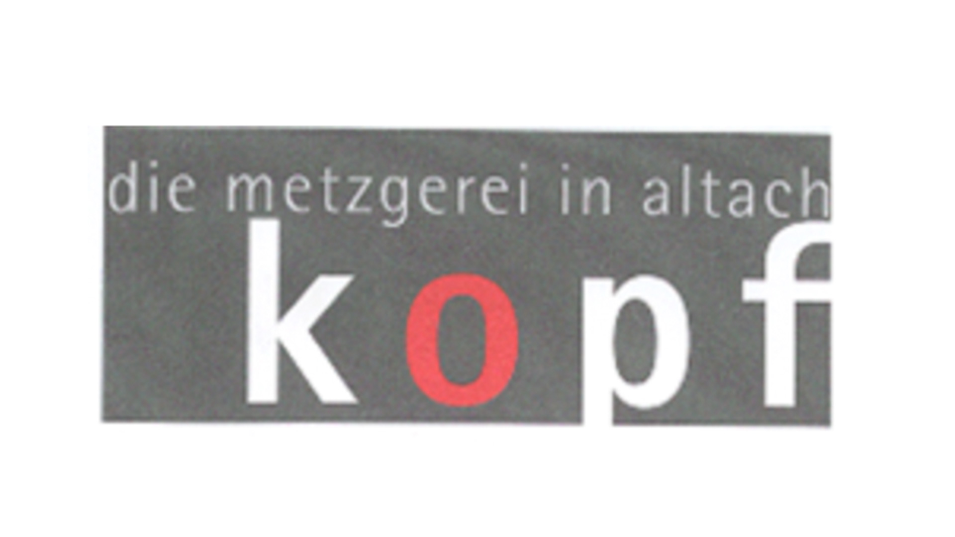 Metzgerei Kopf Logo
