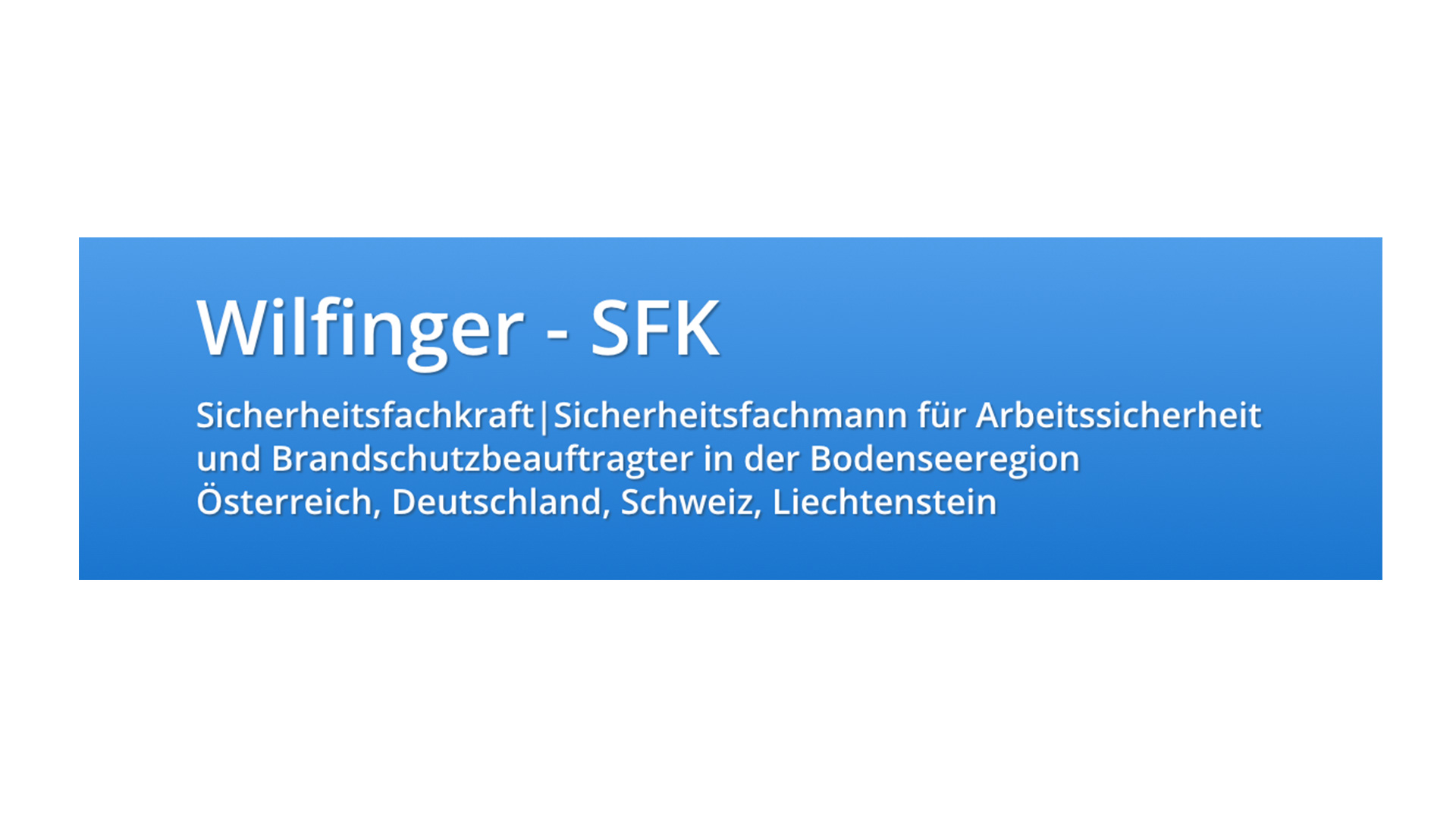 Wilfinger SFK Logo