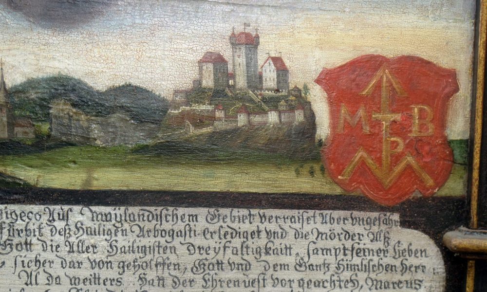 Neuburg-Votivbild in St. Arbogast 1595