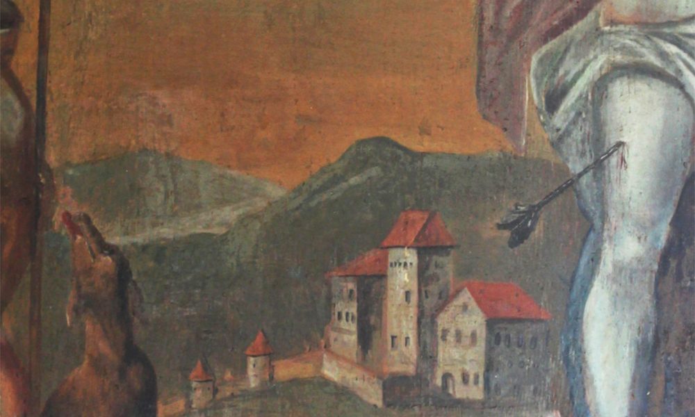 Darstellung der Neuburg in der Rochus-Kapelle um 1600