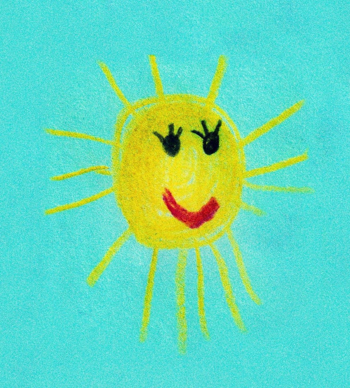 Kinderzeichnung Sonne